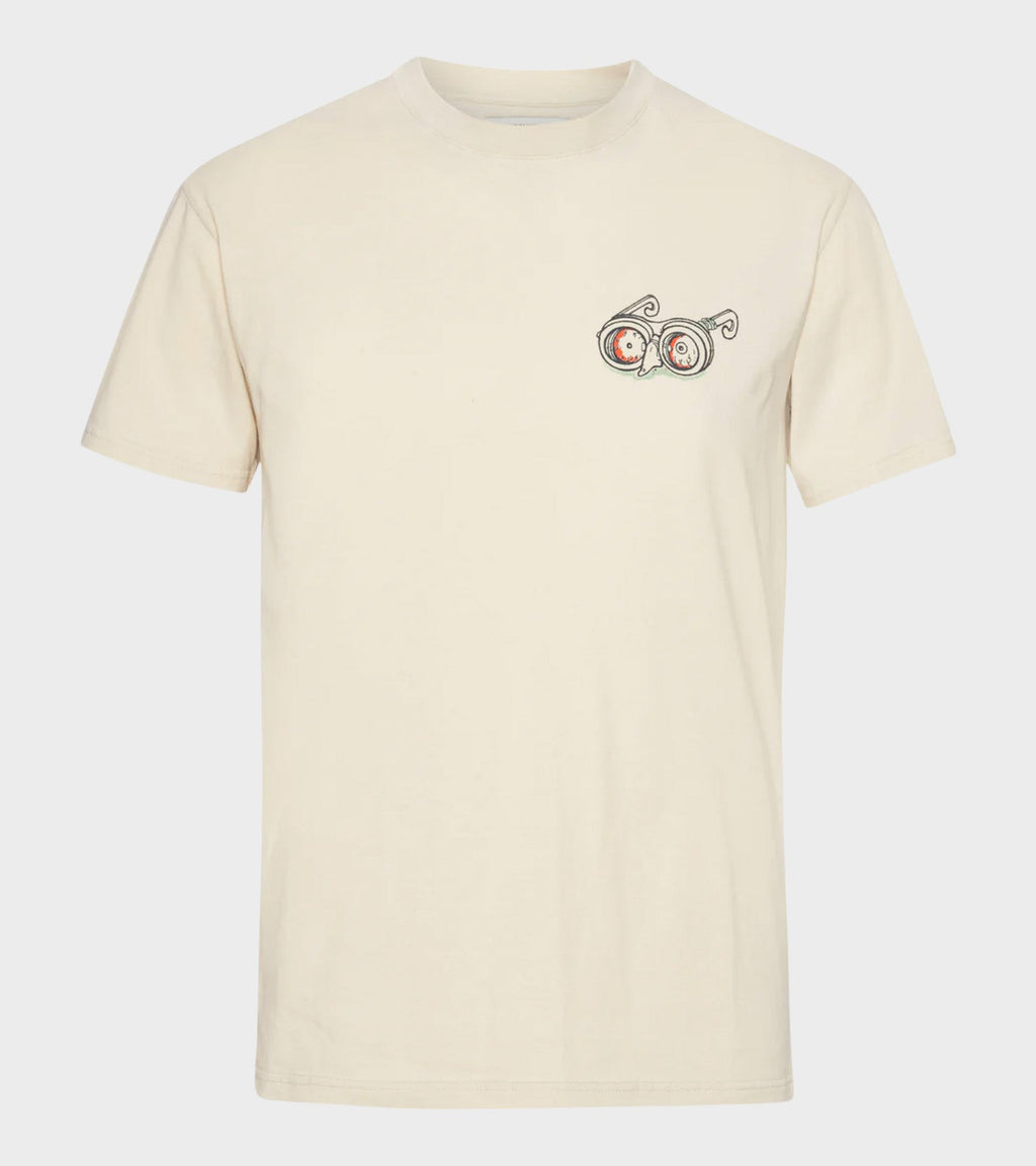 Eyeballin T-shirt Bone White
