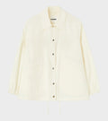 Dry Touch Cotton Poplin Logo Jacket Piuma