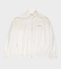 Logo Zipper Jacket Dusty White