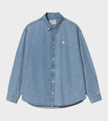 L/S Lucas Shirt Blue Bleached