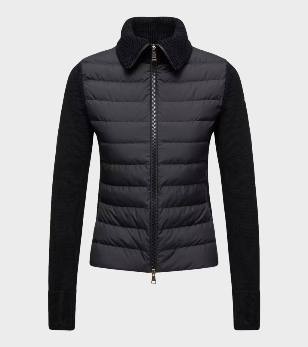 Wool Zip-up Jacket Black
