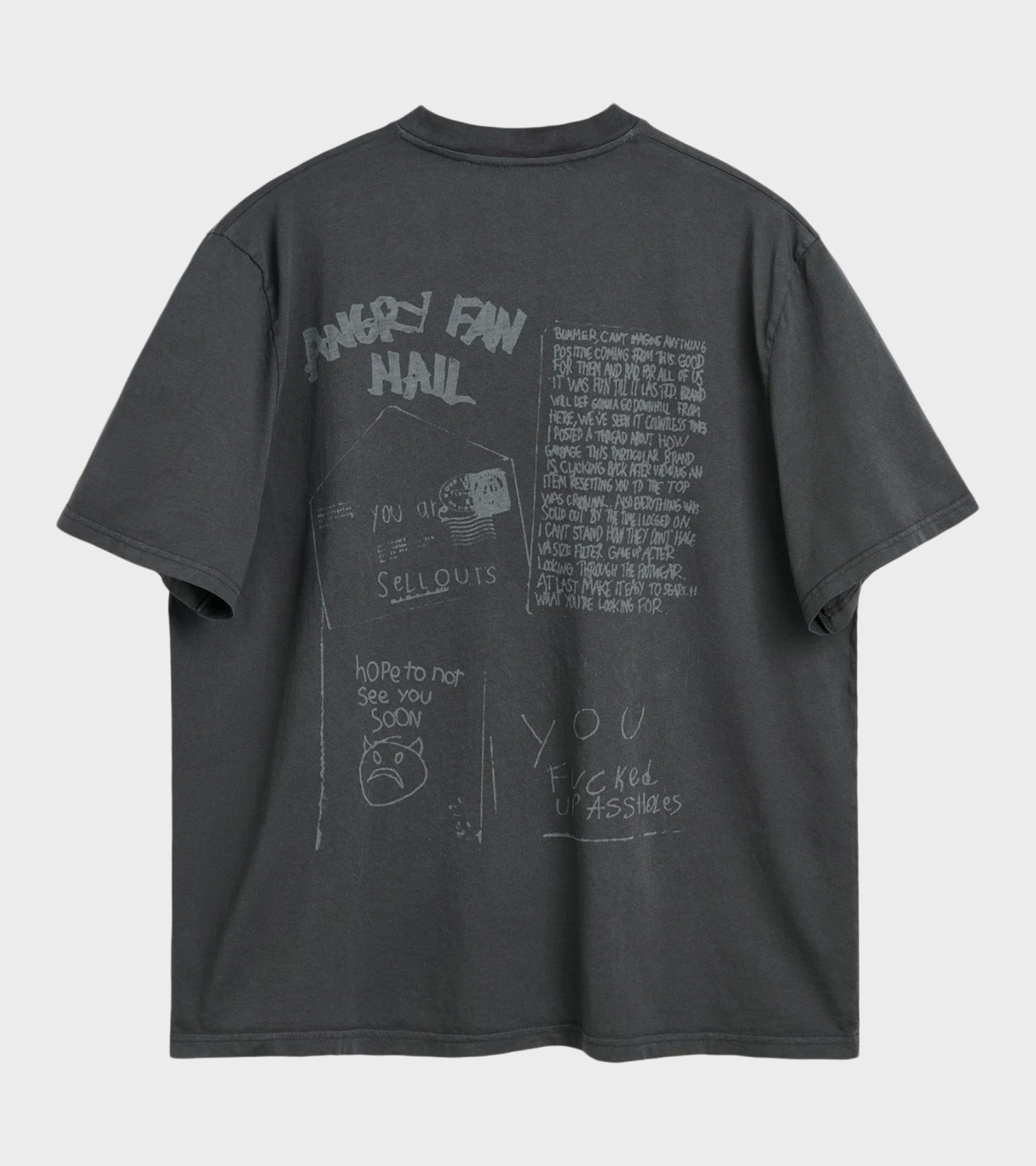 Box T-shirt Angry Fan Mail Print