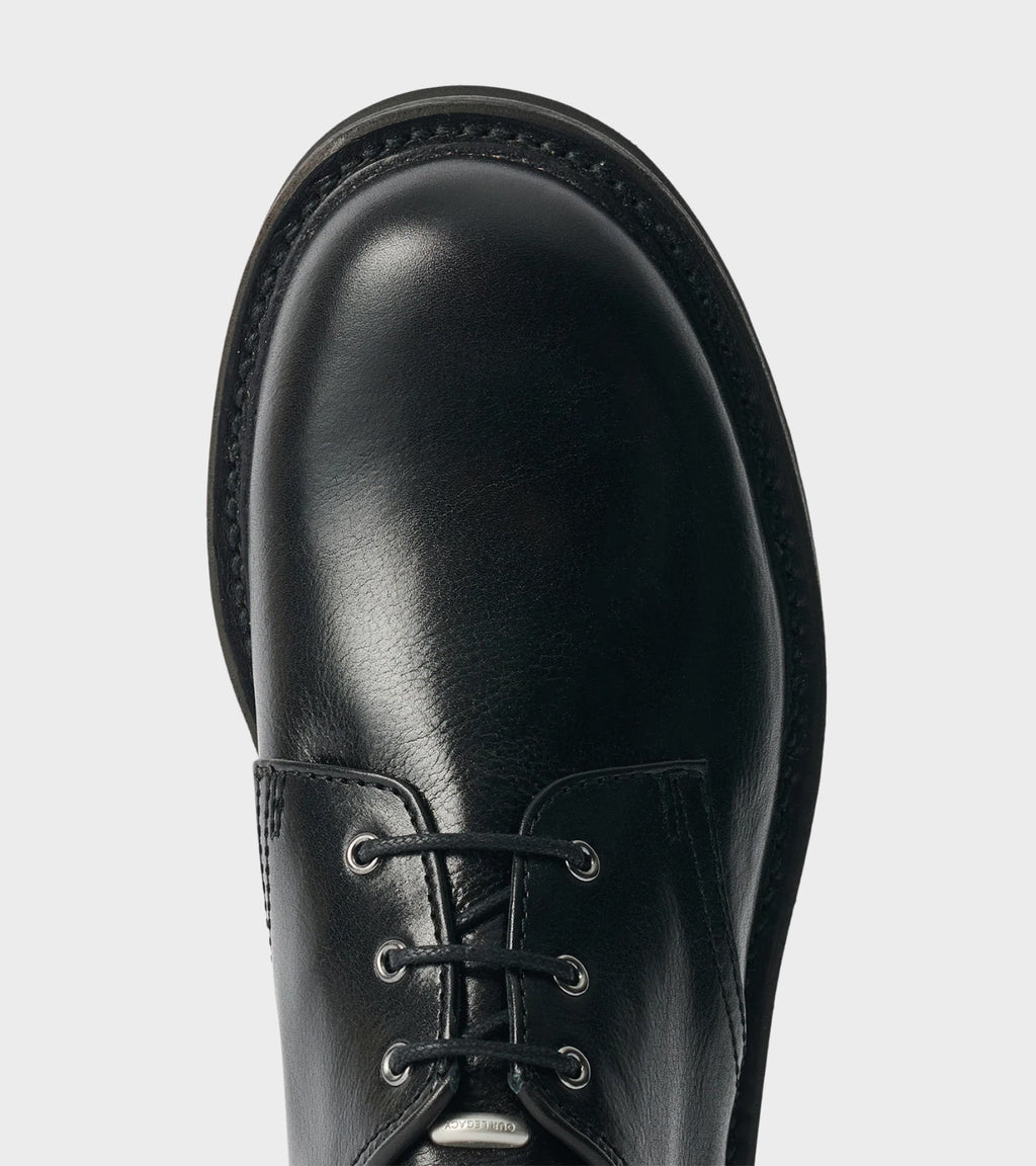 Trampler Shoe Black Supple Cow Hide