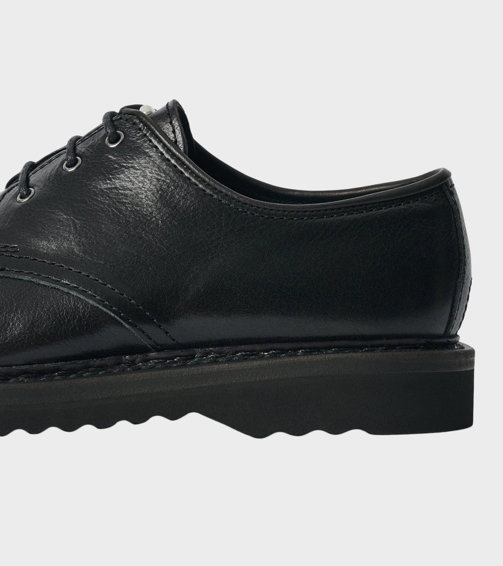 Trampler Shoe Black Supple Cow Hide