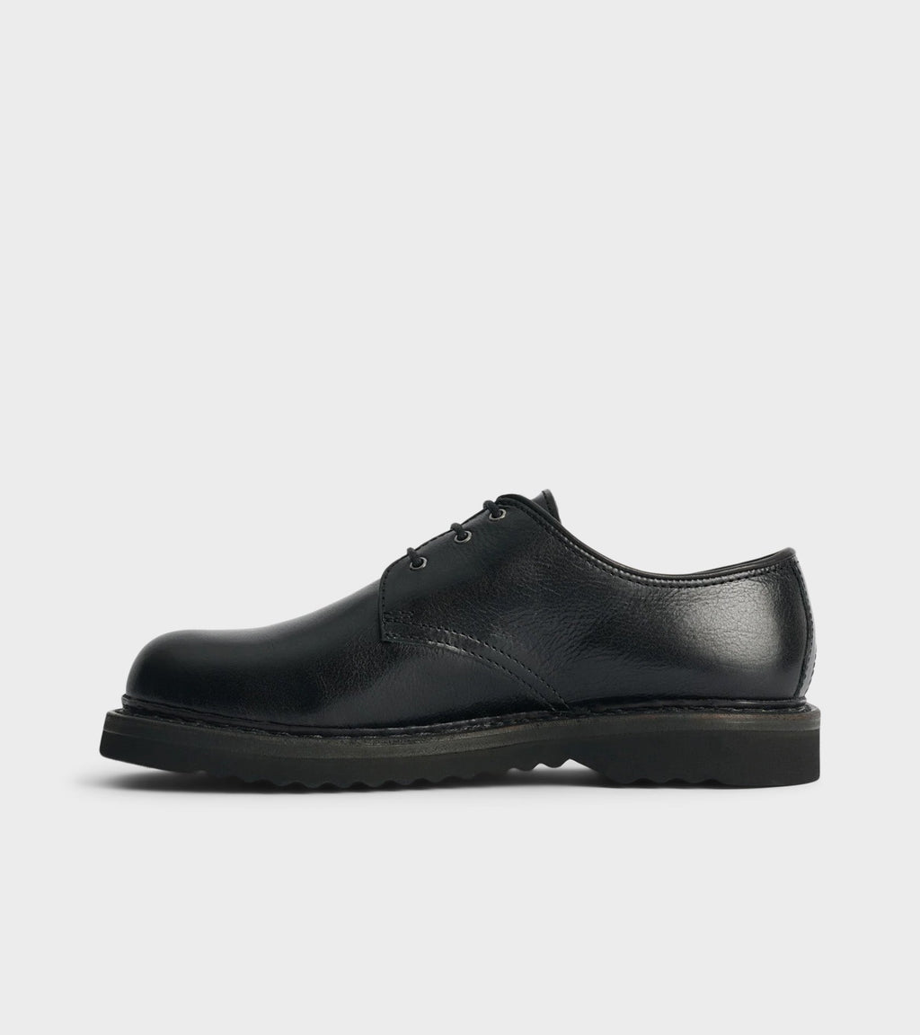 Trampler Shoe Black Supple Cow Hide