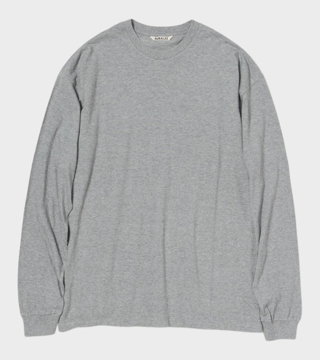 Seamless L/S Tee Top Gray