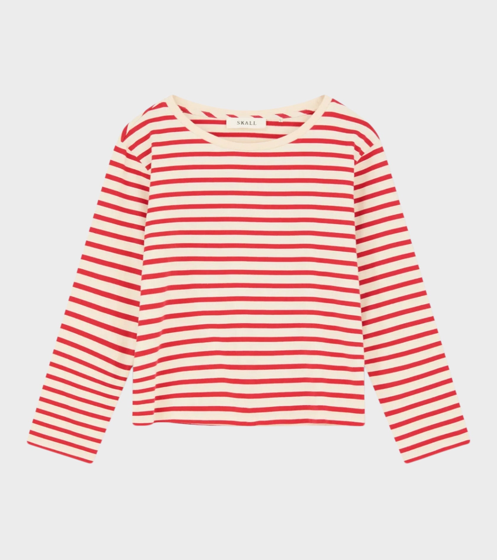 Marron Oversized Blouse Off-white/Red Stripe