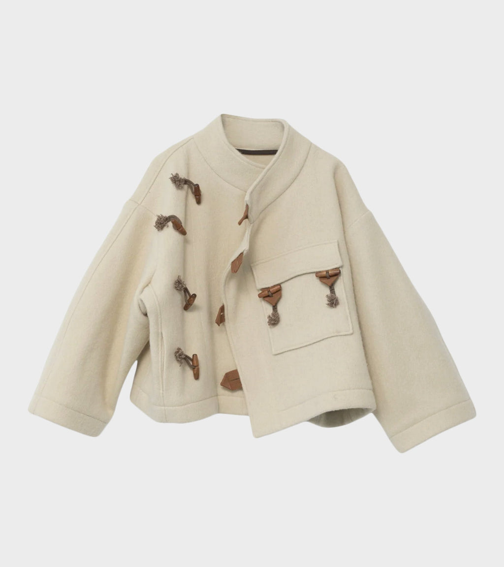 Klippan Boiled Wool Jacket Oatmeal