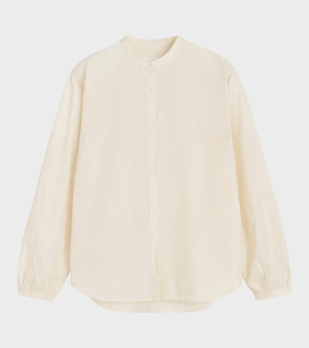 Bibs Shirt Cotton Pure Ecru