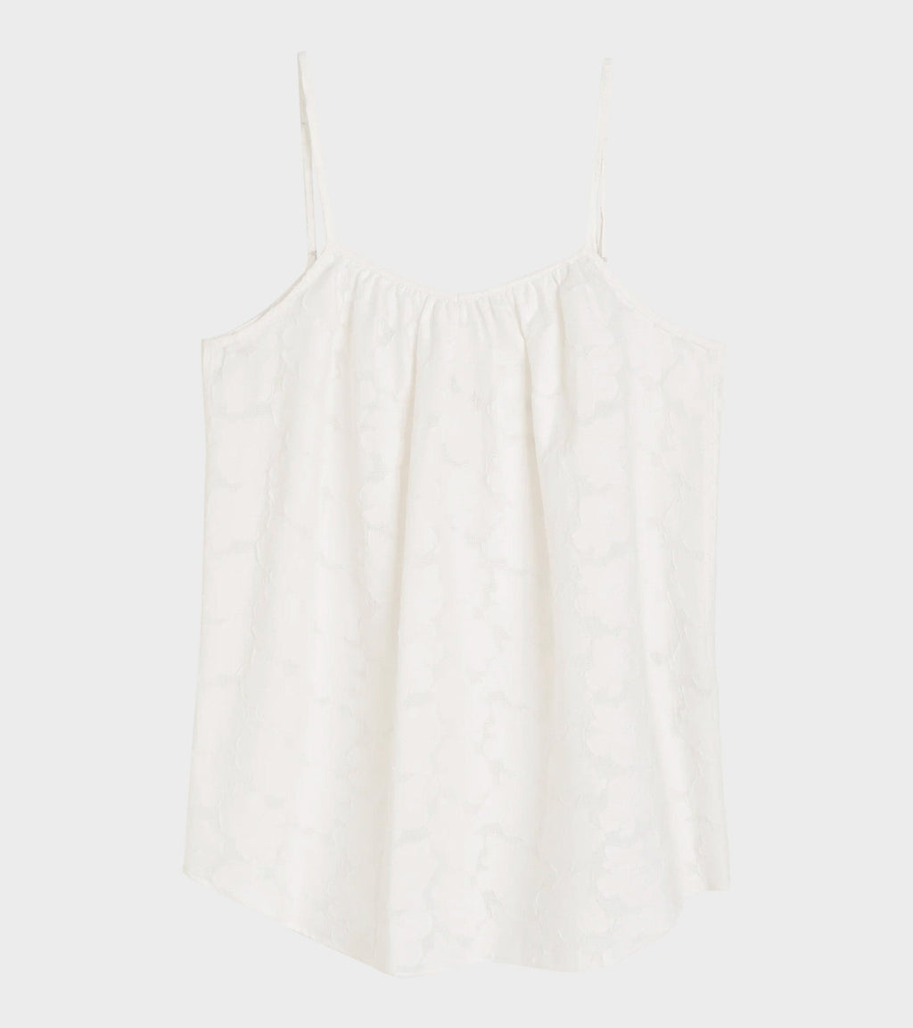 Strap Top Laceflower White