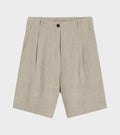 Willy Shorts Heavy Linen Pure Natural