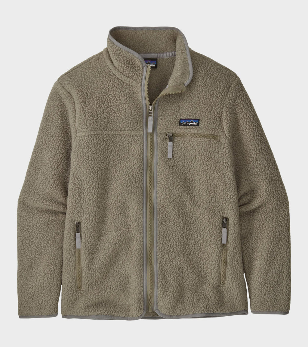W's Retro Pile Jacket River Rock Green
