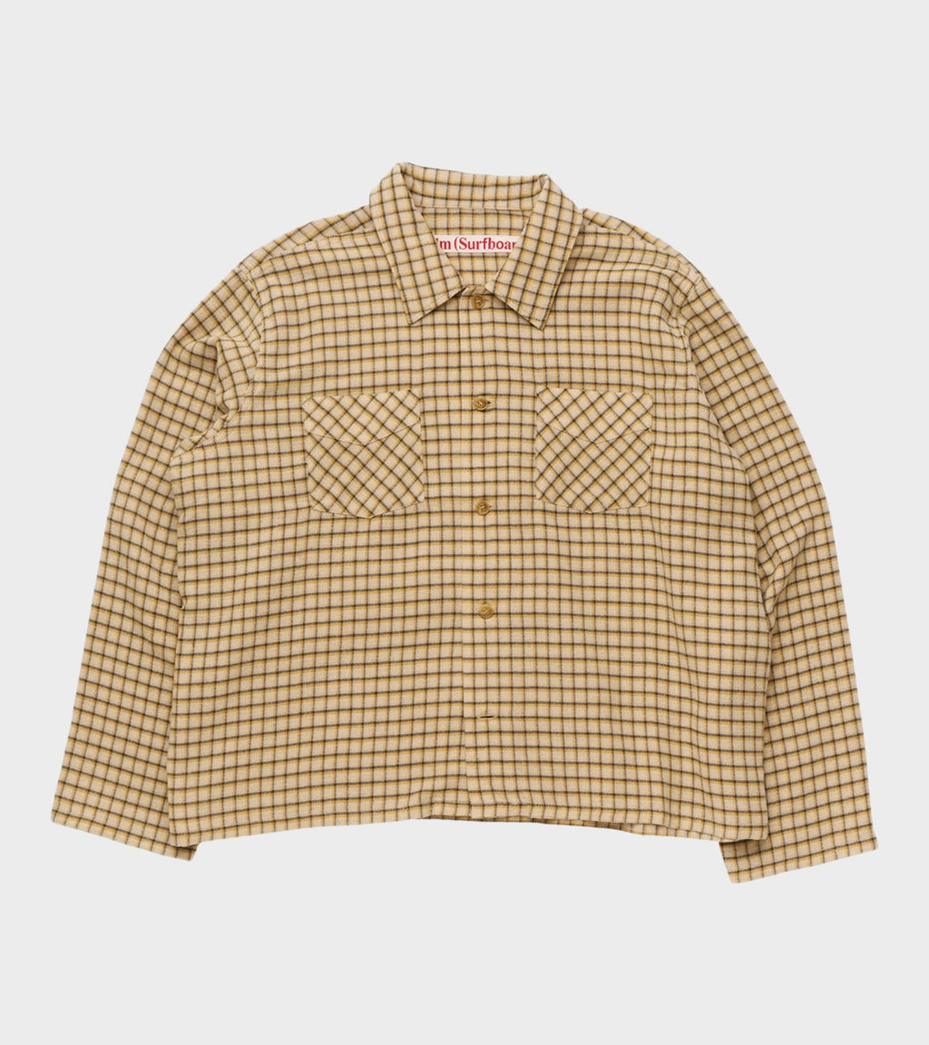 Club Plaid Overshirt Yellow Check