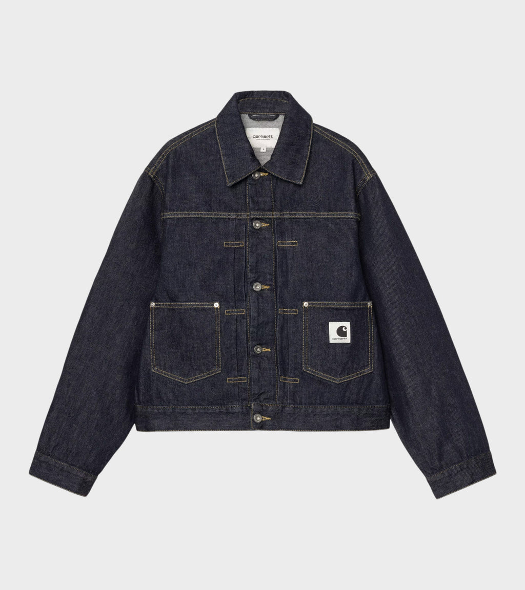W Belmar Jacket Blue Rinsed