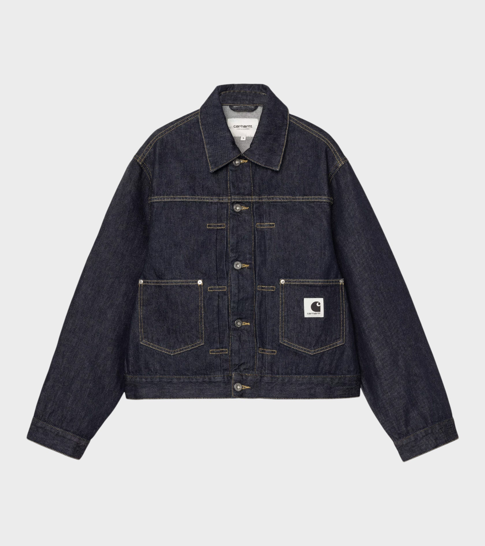 W Belmar Jacket Blue Rinsed