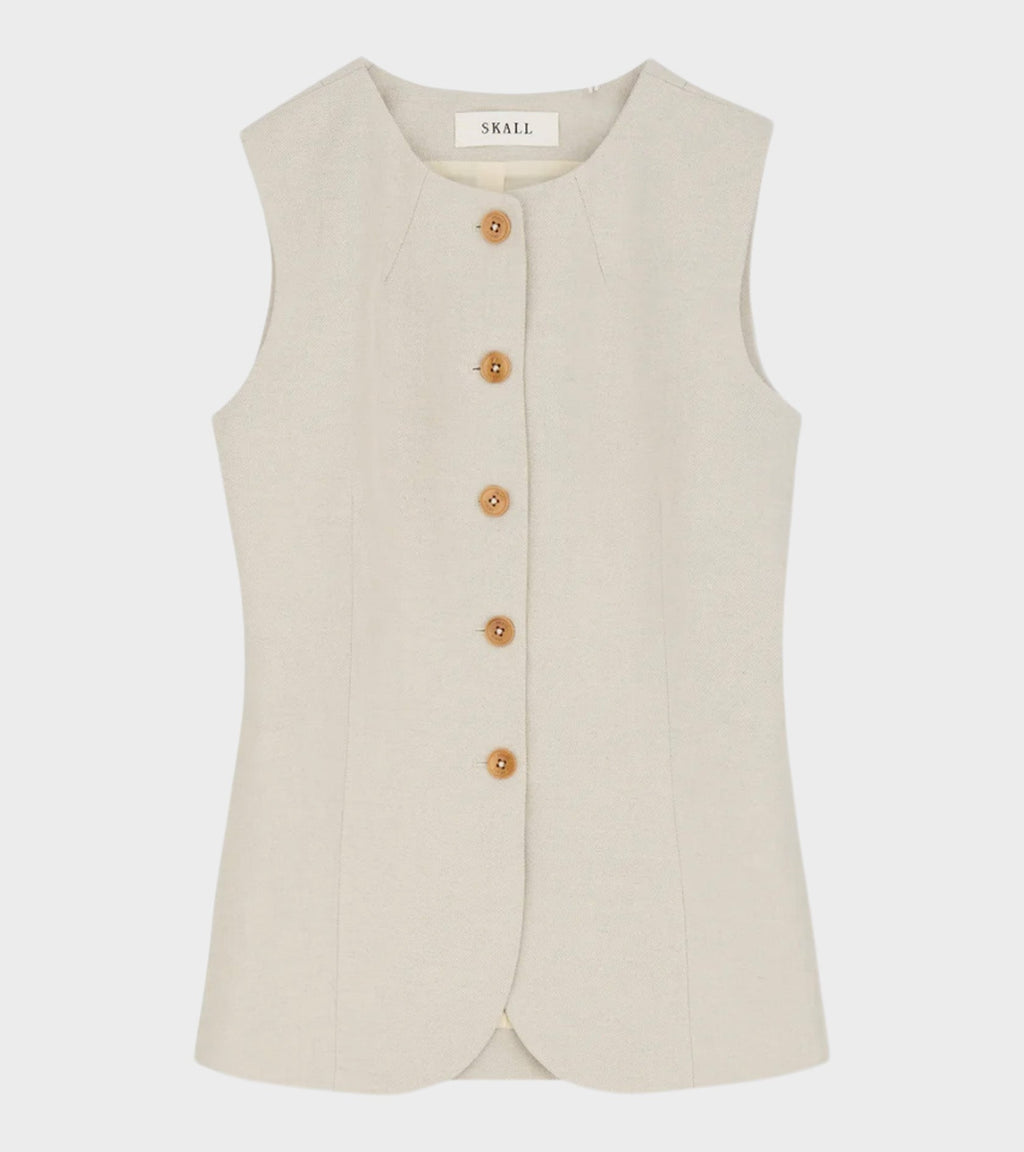 Clementine Waistcoat Natural