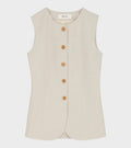 Clementine Waistcoat Natural
