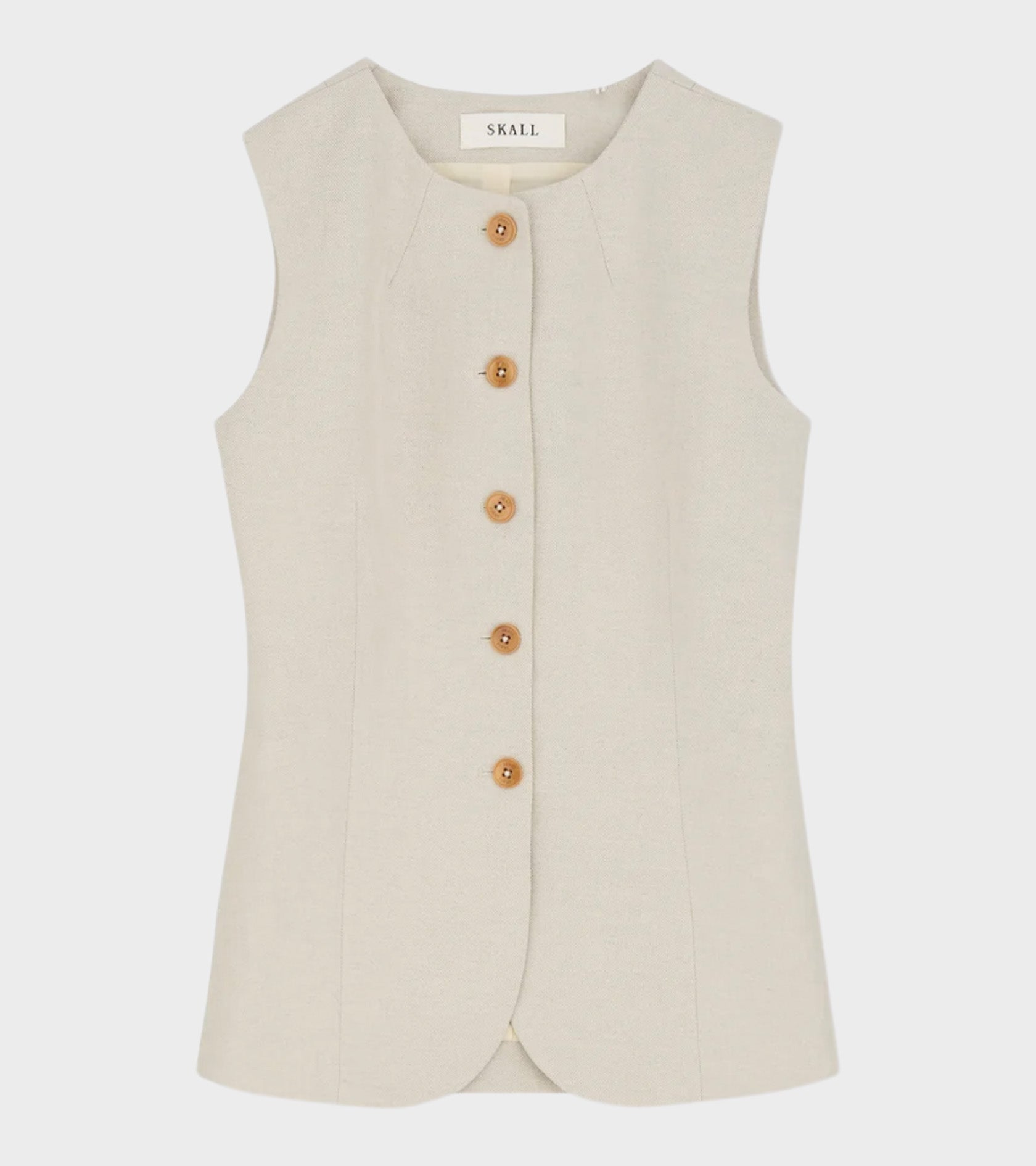Clementine Waistcoat Natural