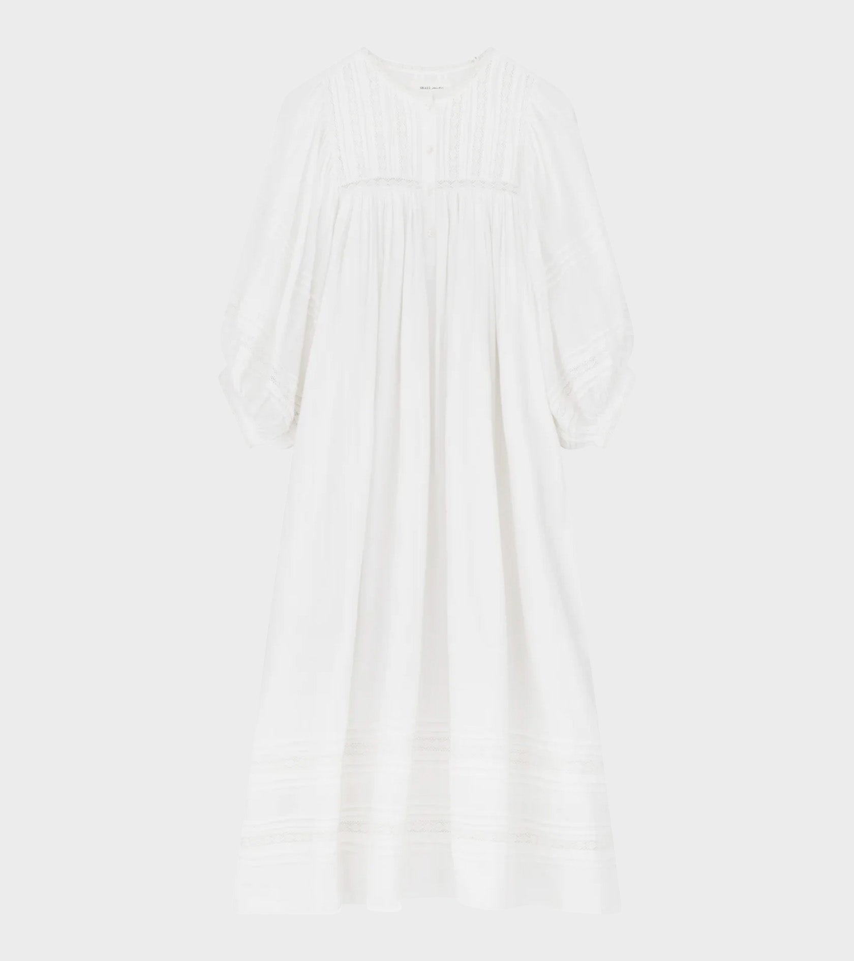 Florentine Dress Optic White