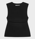 Lay2 Drape Top Black