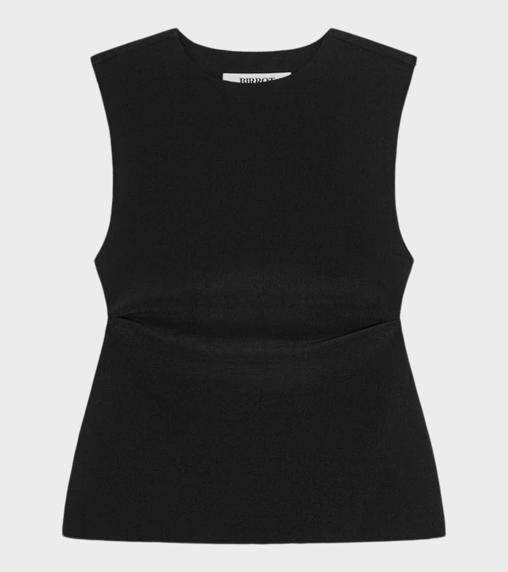 Lay2 Drape Top Black
