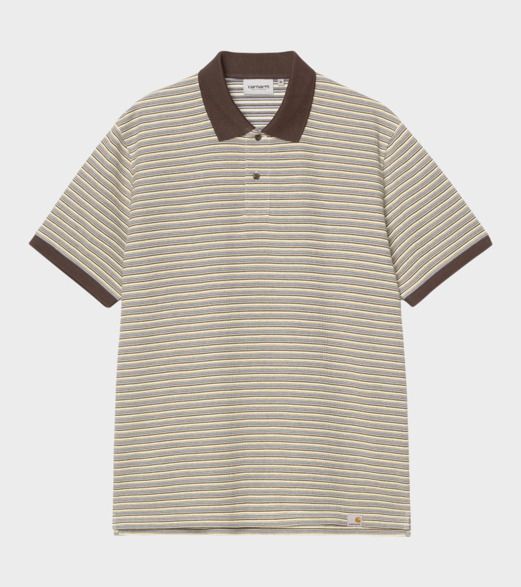 S/S Dion Stripe Polo Wax