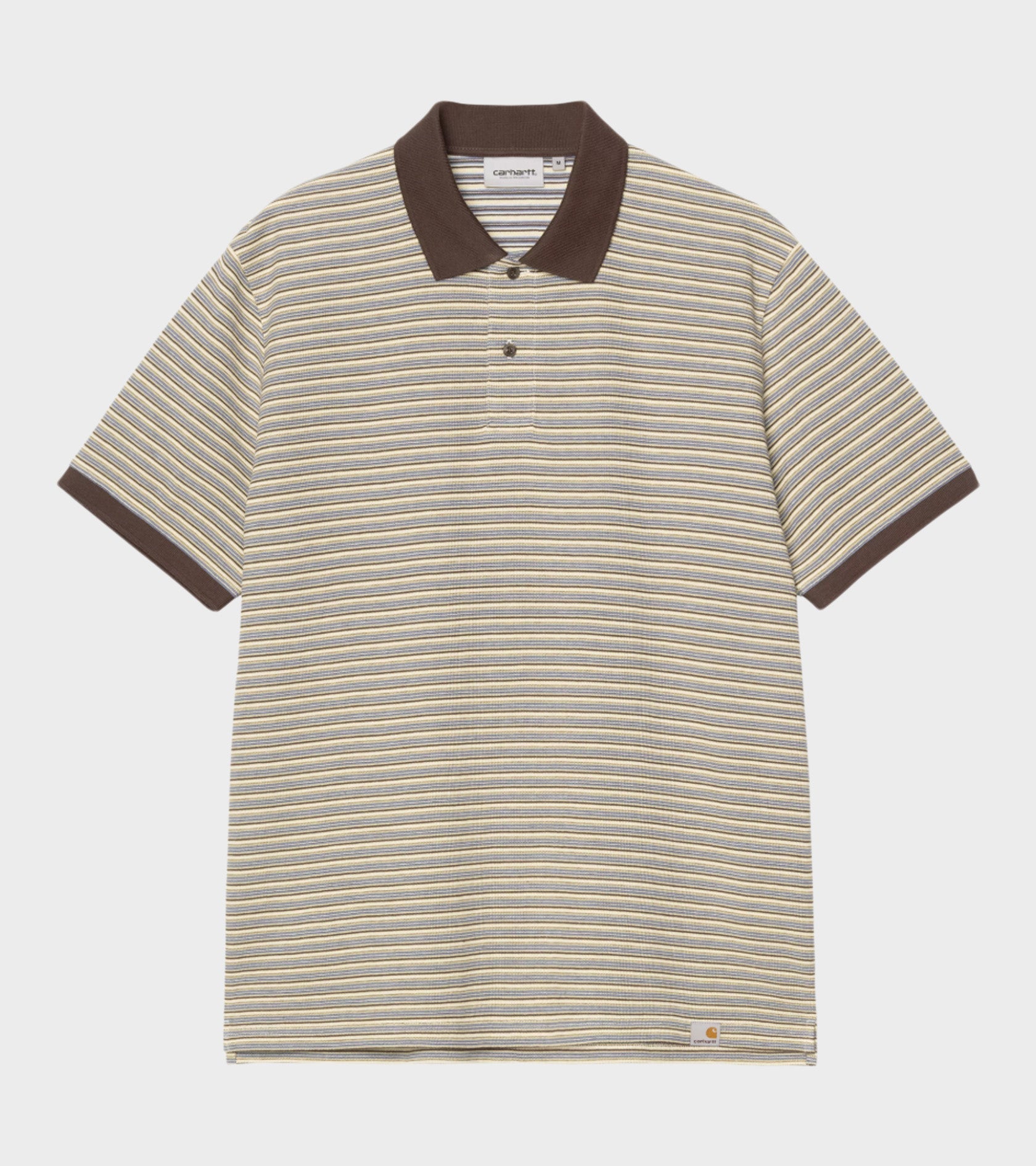 S/S Dion Stripe Polo Wax