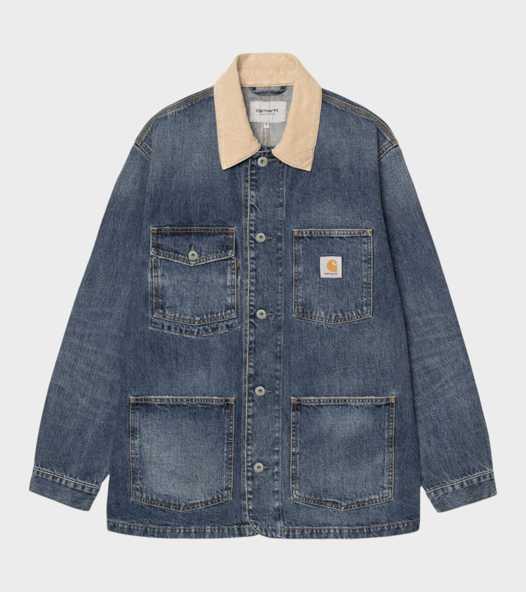 Warren Chore Coat Dark Used Blue/Dusty H Brown