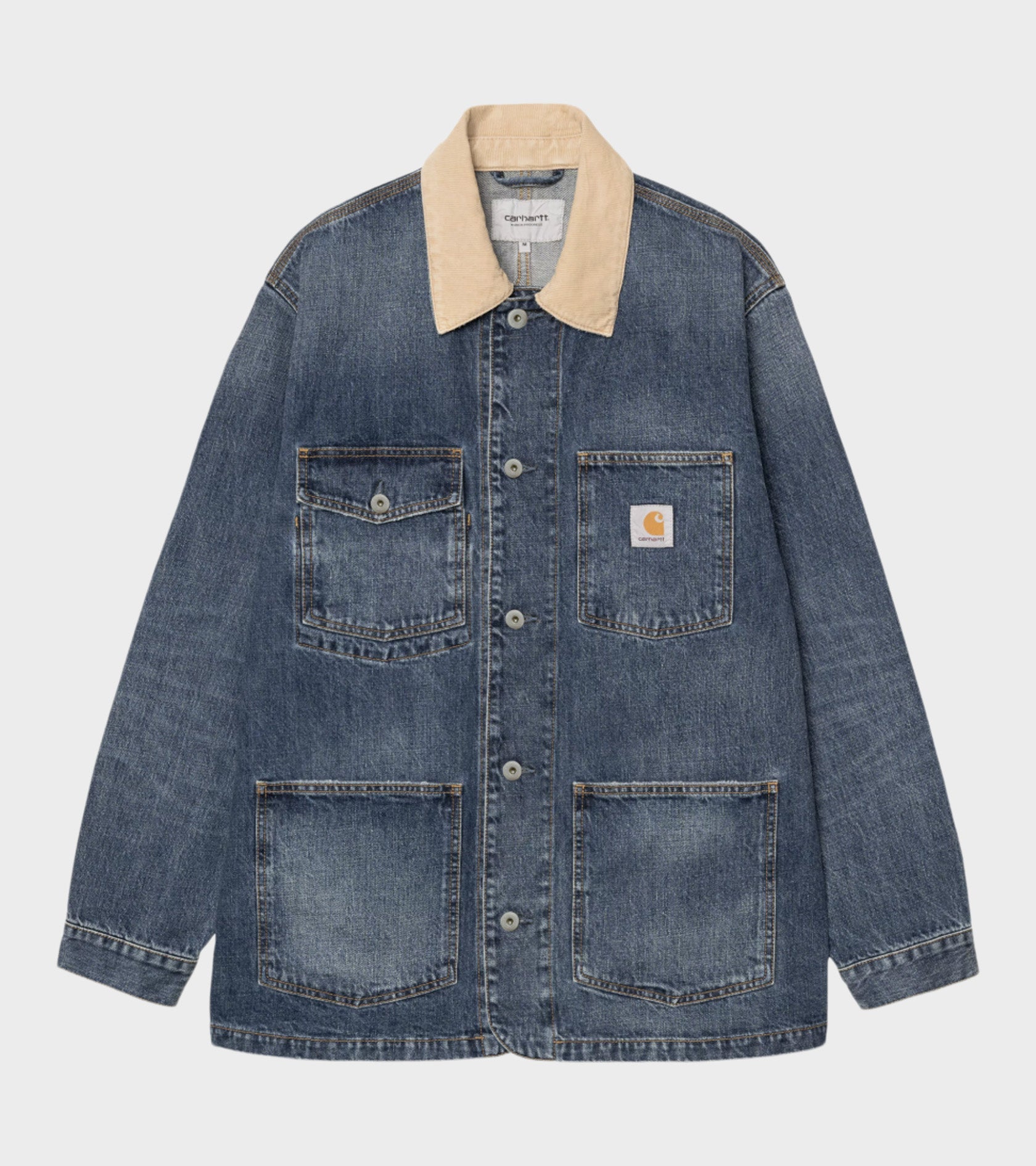 Warren Chore Coat Dark Used Blue/Dusty H Brown