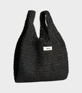 Sophia Straw Bag Small Black