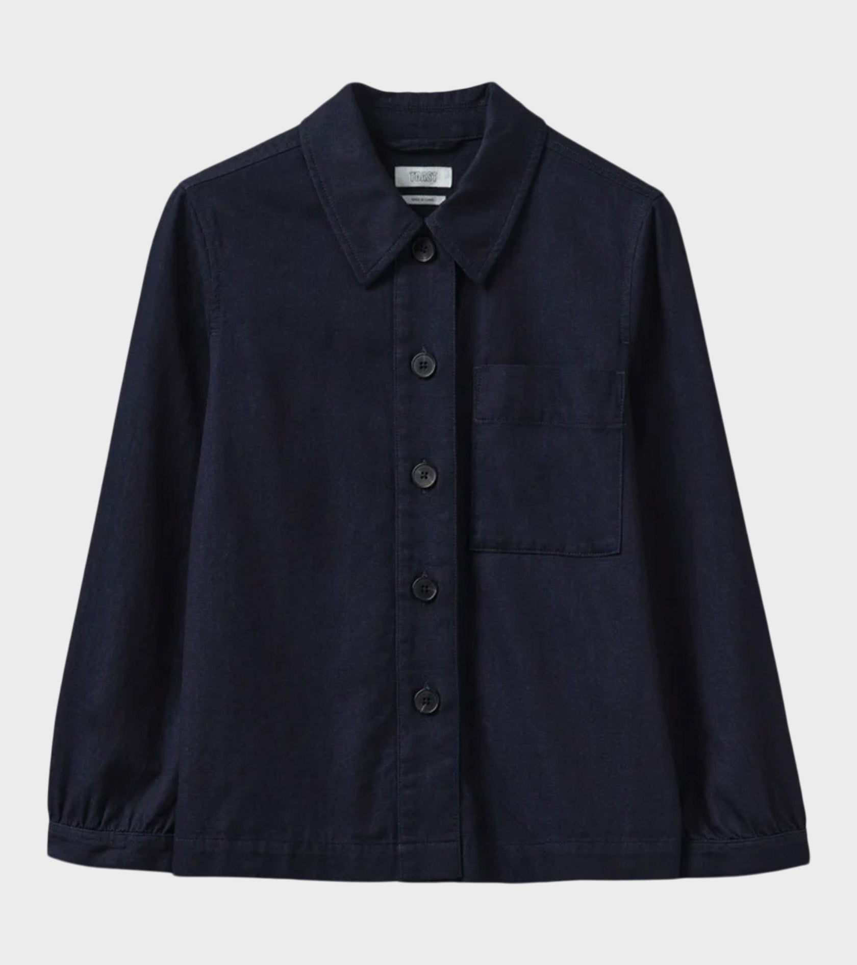 Baya Cotton Twill Shirt Indigo