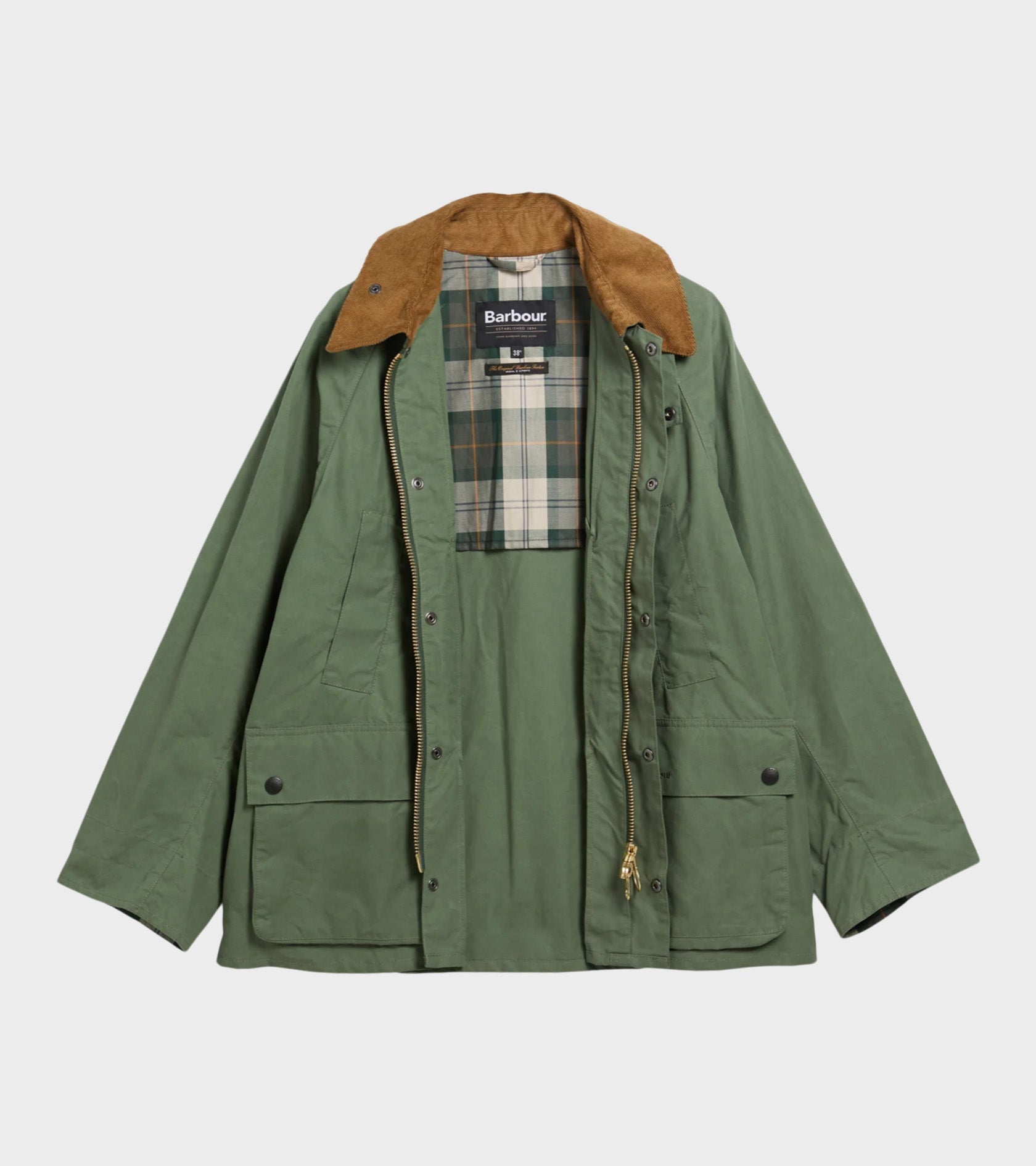 Oversized Bedale Casual Jacket Winter Moss