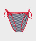 Bikini Bottom Marine/Ecru/Red