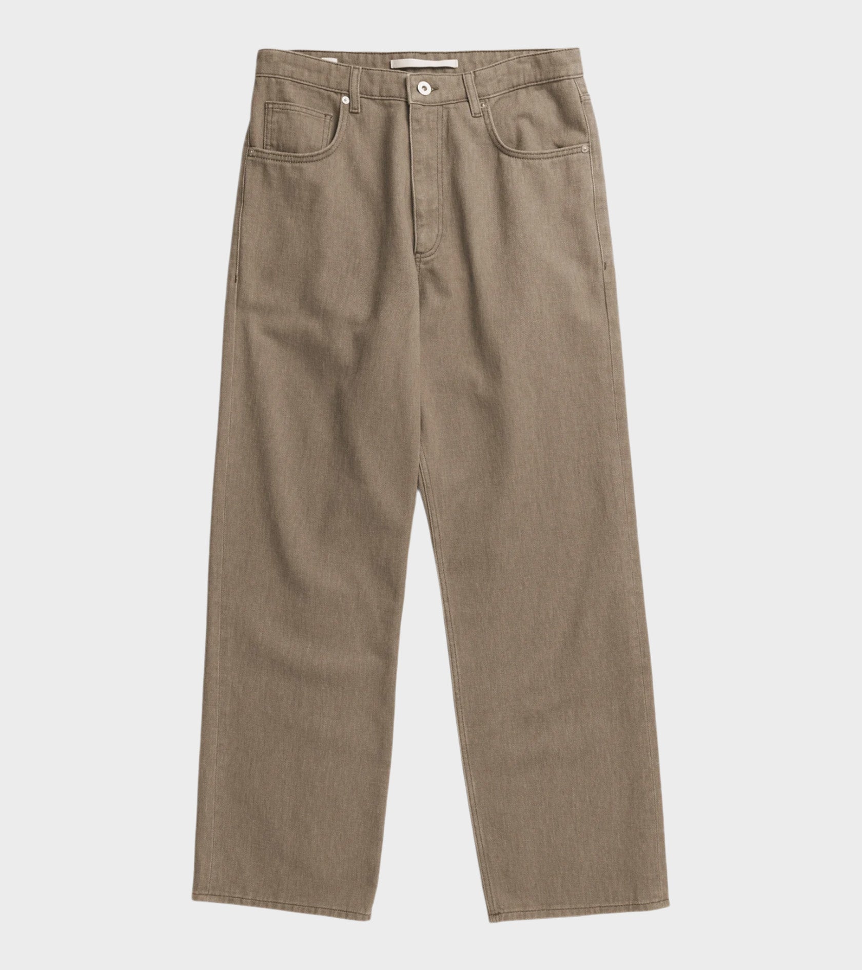Korshavn Relaxed 5 Pocket Resist Dyed Twill Pants Walnut