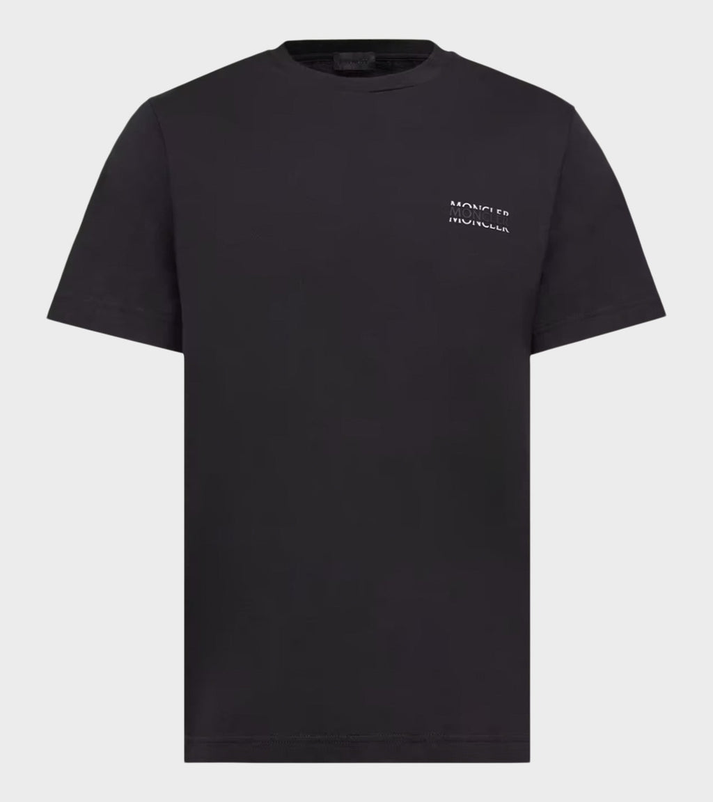 Logo Cotton Jersey T-shirt Black