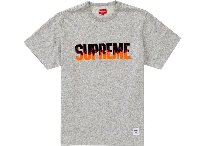 FLAME S/S TOP GREY