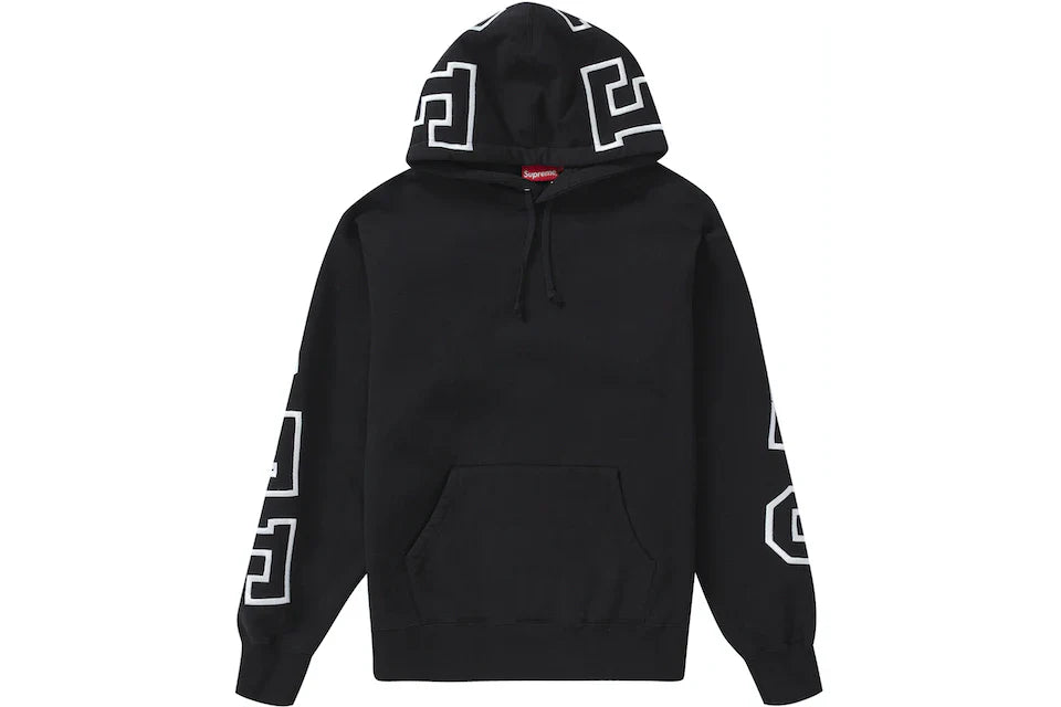 SUPREME STATE HOODIE BLACK