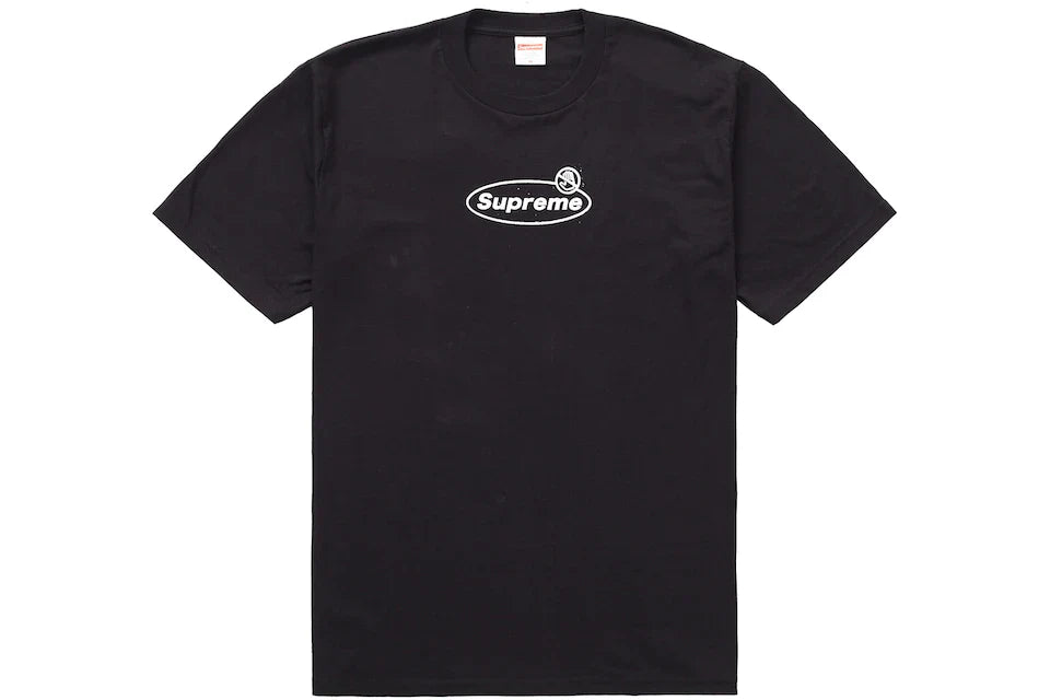 SUPREME WARNING TEE BLACK