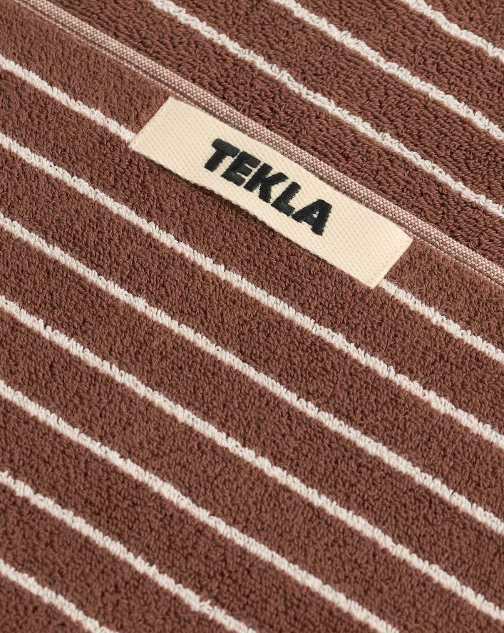 Guest Towel 30x50 Rust Stripes