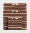 Hand Towel 50x90 Rust Stripes