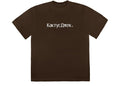 TRAVIS SCOTT CJ LOGO WASHED BROWN
