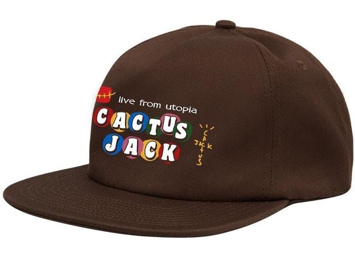 TRAVIS SCOTT X MCDONALD'S CJ LIVE FROM UTOPIA HAT BROWN