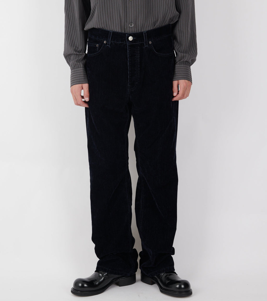 Vega Corduroy Pants Blue Flock Corduroy
