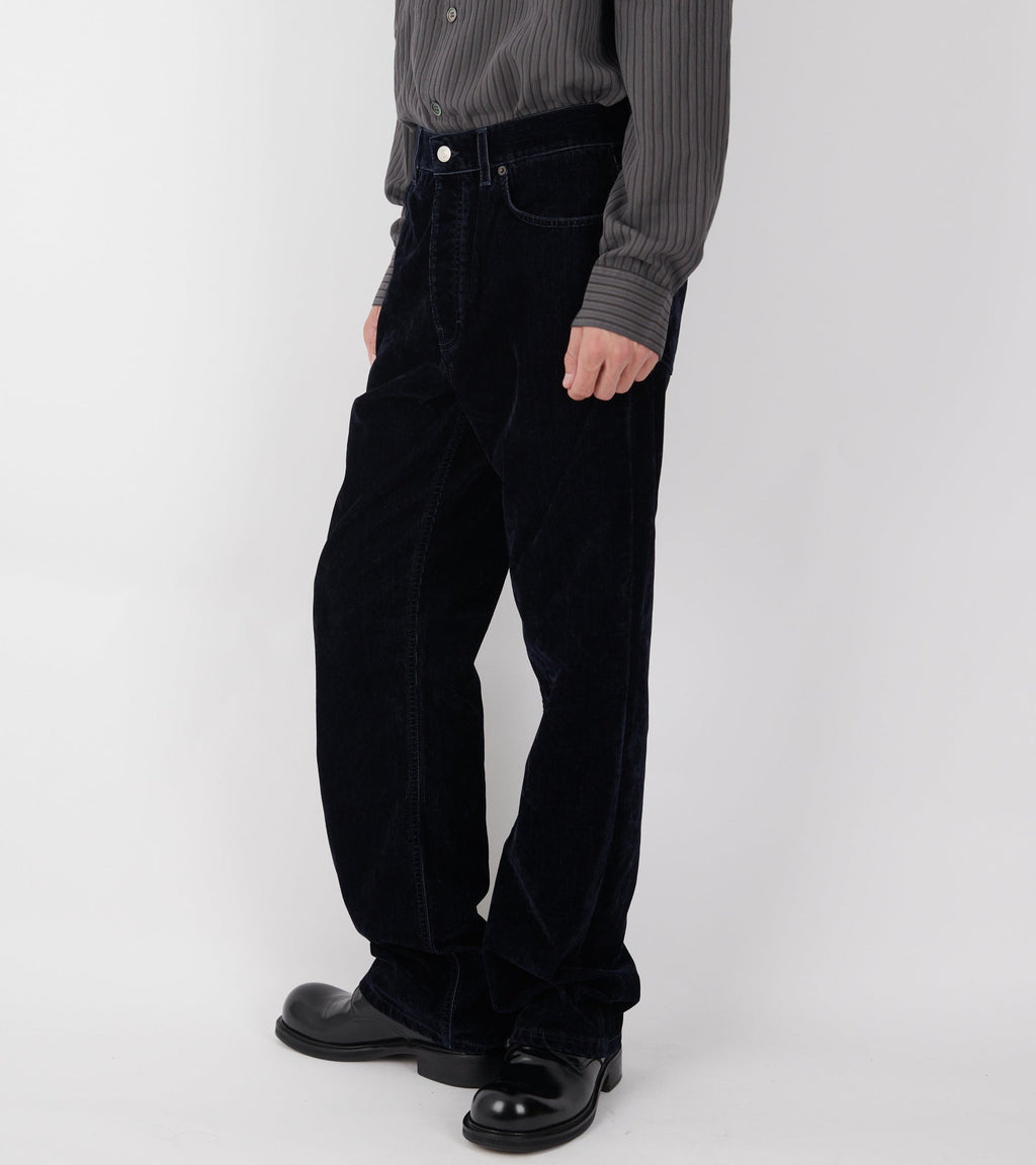Vega Corduroy Pants Blue Flock Corduroy