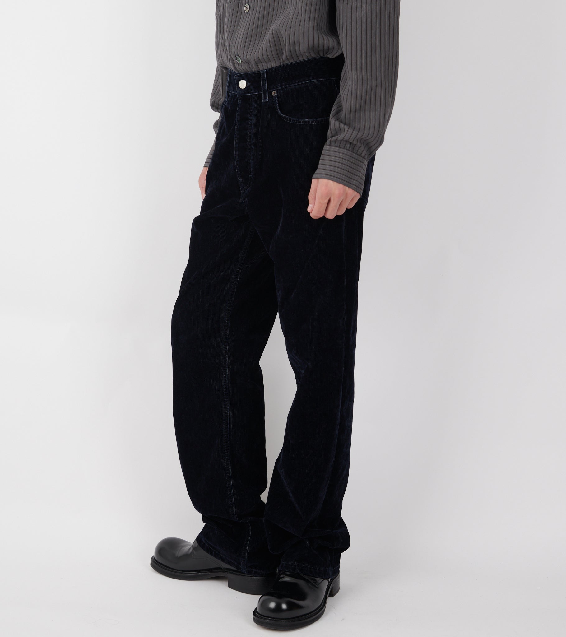 Vega Corduroy Pants Blue Flock Corduroy
