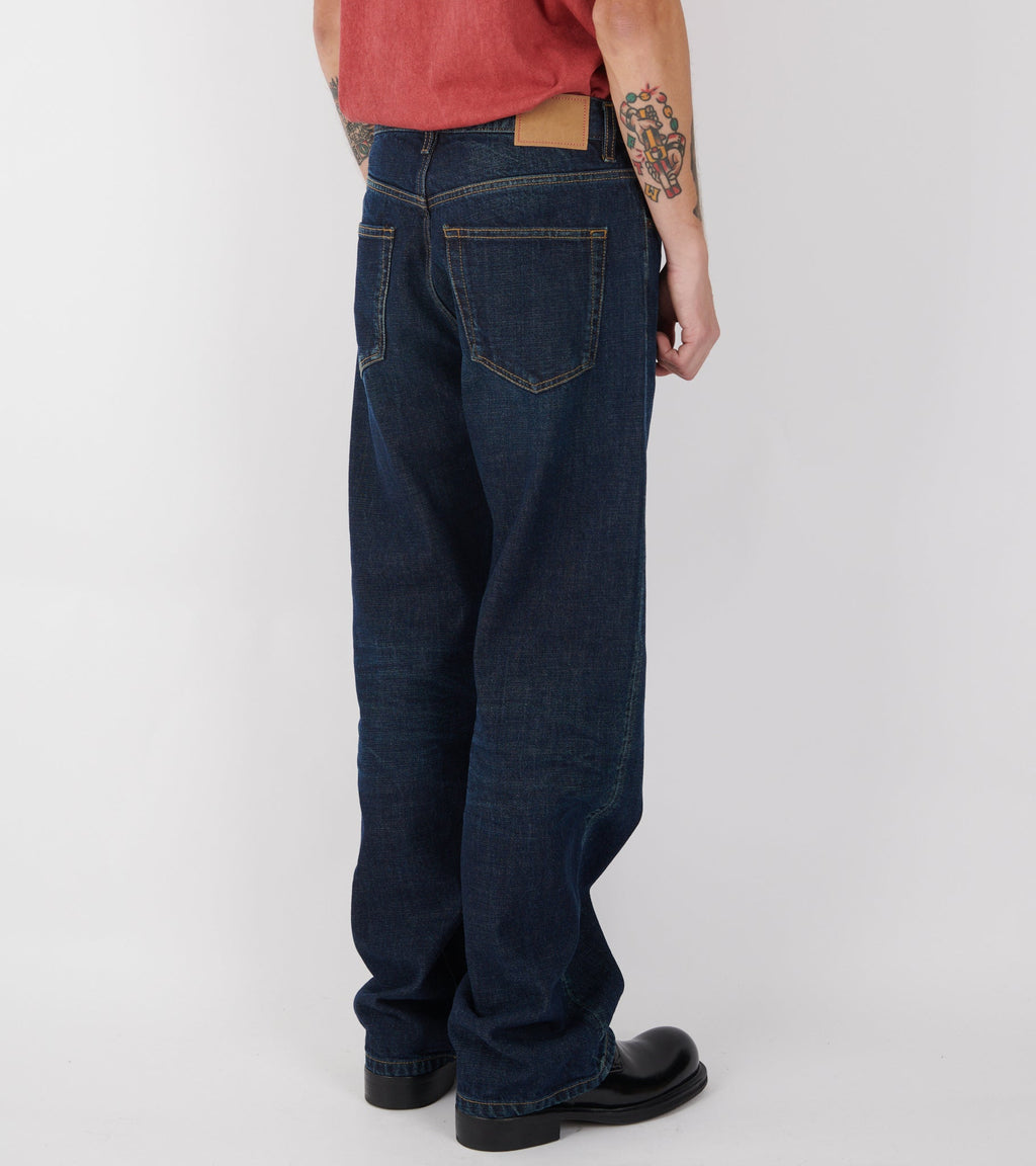Vega Selvedge Denim Jeans Blue Scuro