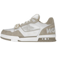 LOUIS VUITTON LV TRAINER BEIGE WHITE