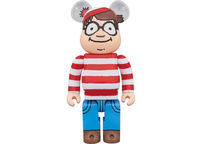 BEARBRICK WALLY 400% RED/WHITE