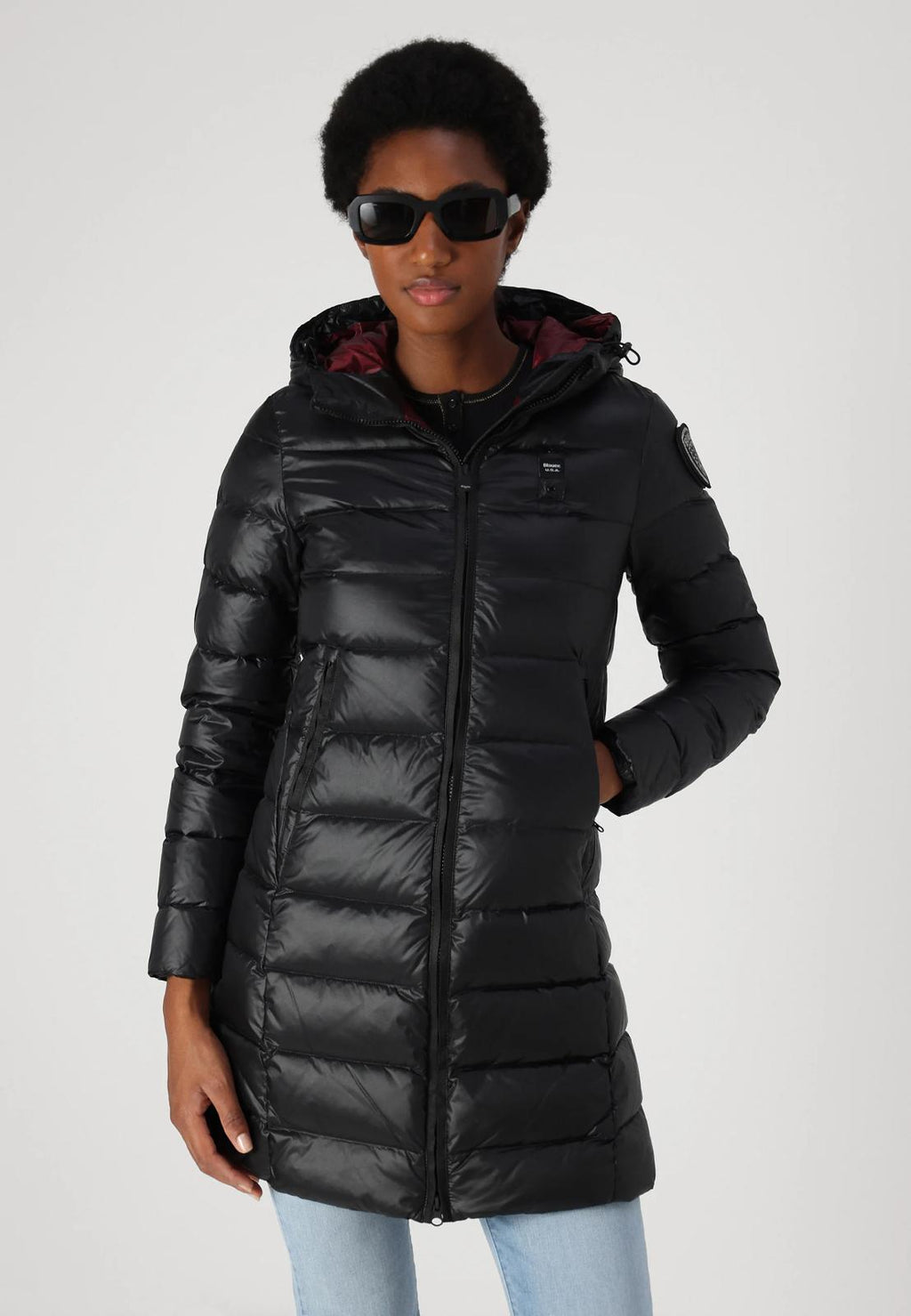 GIUBBINO BLAUER LUNGO DONNA NERO
