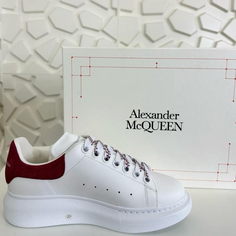 SCARPA MCQUEEN BIANCA TALLONCINO BORDEAUX
